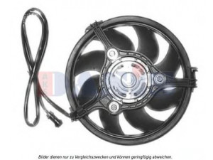 AKS DASIS 488025N ventiliatorius, radiatoriaus 
 Aušinimo sistema -> Oro aušinimas
8D0959455B