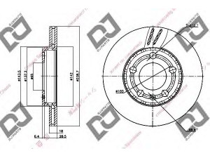 DJ PARTS BD1333 stabdžių diskas 
 Dviratė transporto priemonės -> Stabdžių sistema -> Stabdžių diskai / priedai
6Q0615301, 6Q0615301A