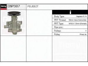 DELCO REMY DSP387 hidraulinis siurblys, vairo sistema 
 Vairavimas -> Vairo pavara/siurblys