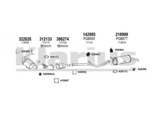 KLARIUS 631437E išmetimo sistema 
 Išmetimo sistema -> Išmetimo sistema, visa