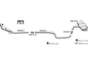 ERNST 071329 išmetimo sistema 
 Išmetimo sistema -> Išmetimo sistema, visa