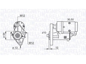 MAGNETI MARELLI 063522616010 starteris 
 Elektros įranga -> Starterio sistema -> Starteris
36100-4X211