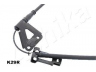 ASHIKA 131-0K-K29R trosas, stovėjimo stabdys 
 Stabdžių sistema -> Valdymo svirtys/trosai
597704D800, 597704D800