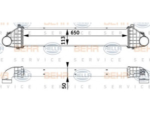 HELLA 8ML 376 729-541 tarpinis suslėgto oro aušintuvas, kompresorius 
 Variklis -> Oro tiekimas -> Įkrovos agregatas (turbo/superįkrova) -> Tarpinis suslėgto oro aušintuvas
3 077 6211, 3 074 185 1, 3 077 621 1