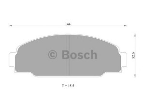 BOSCH 0 986 AB2 008 stabdžių trinkelių rinkinys, diskinis stabdys 
 Techninės priežiūros dalys -> Papildomas remontas
04491 25010