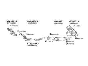 VENEPORTE 800664 išmetimo sistema 
 Išmetimo sistema -> Išmetimo sistema, visa