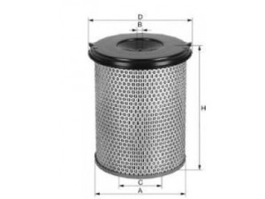 UNIFLUX FILTERS XA1425 oro filtras 
 Techninės priežiūros dalys -> Techninės priežiūros intervalai
693075, 5000560073, 5000670078