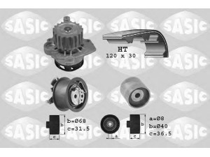 SASIC 3906003 vandens siurblio ir paskirstymo diržo komplektas 
 Diržinė pavara -> Paskirstymo diržas/komplektas -> Paskirstymo diržas/komplektas
045121011HX+038198119A, 045121011HX+038198119A
