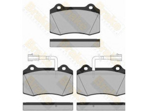 Brake ENGINEERING PA1328 stabdžių trinkelių rinkinys, diskinis stabdys 
 Techninės priežiūros dalys -> Papildomas remontas
77362227, 9950812, 0000009950812