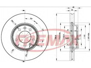 FREMAX BD-4685 stabdžių diskas 
 Stabdžių sistema -> Diskinis stabdys -> Stabdžių diskas
4246.P7, 4246.V4, 4249.L3
