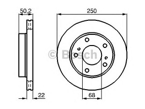 BOSCH 0 986 478 685 stabdžių diskas 
 Dviratė transporto priemonės -> Stabdžių sistema -> Stabdžių diskai / priedai
40206 9C000, 40206 9C001