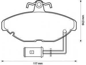BENDIX 571401B stabdžių trinkelių rinkinys, diskinis stabdys 
 Techninės priežiūros dalys -> Papildomas remontas
BHM7237, GBP276, GBP656, GBP90288