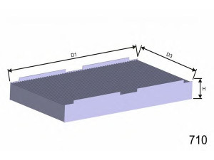 MISFAT HB135C filtras, salono oras 
 Techninės priežiūros dalys -> Techninės priežiūros intervalai
6447NV, 647975, 9636086280, 6447KL