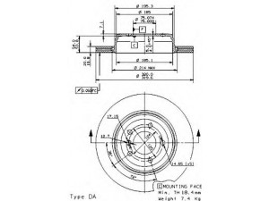 BREMBO 09.9425.10 stabdžių diskas 
 Stabdžių sistema -> Diskinis stabdys -> Stabdžių diskas
34216753215, 34216772085, 34216778965