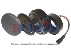 AKS DASIS 852212N magnetinė sankaba, oro kondicionieriaus kompresorius