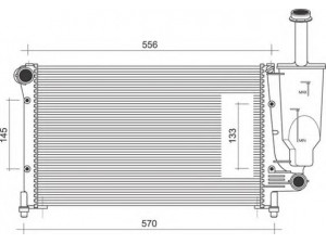MAGNETI MARELLI 350213107300 radiatorius, variklio aušinimas 
 Aušinimo sistema -> Radiatorius/alyvos aušintuvas -> Radiatorius/dalys
46798741, 51729379