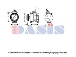 AKS DASIS 851552N kompresorius, oro kondicionierius 
 Oro kondicionavimas -> Kompresorius/dalys
8E0260805R
