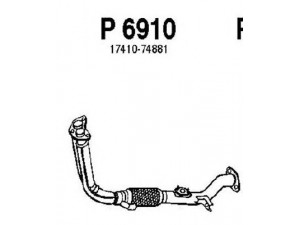 FENNO P6910 išleidimo kolektorius 
 Išmetimo sistema -> Išmetimo vamzdžiai
BM70285, 17410-74881
