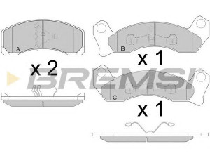 BREMSI BP2780 stabdžių trinkelių rinkinys, diskinis stabdys 
 Techninės priežiūros dalys -> Papildomas remontas
1U2Z2V001DA, E2AZ2001D, E5ZZ2001A