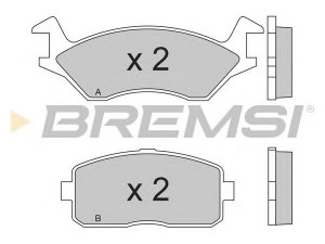 BREMSI BP2189 stabdžių trinkelių rinkinys, diskinis stabdys 
 Techninės priežiūros dalys -> Papildomas remontas
VBP292, 0446510010, 0446510150