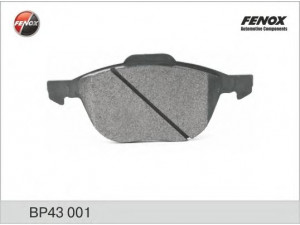 FENOX BP43001 stabdžių trinkelių rinkinys, diskinis stabdys 
 Techninės priežiūros dalys -> Papildomas remontas
1223682, 1321517, 1360305, 1508074