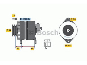 BOSCH 9 120 334 626 kintamosios srovės generatorius 
 Elektros įranga -> Kint. sr. generatorius/dalys -> Kintamosios srovės generatorius
23100 G9903
