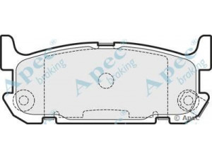 APEC braking PAD1513 stabdžių trinkelių rinkinys, diskinis stabdys 
 Techninės priežiūros dalys -> Papildomas remontas
N0Y92643ZC, NCY32643Z, NCY32643ZA