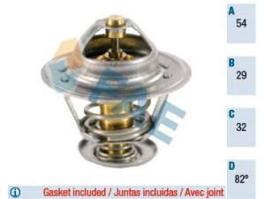 FAE 5300882 termostatas, aušinimo skystis 
 Aušinimo sistema -> Termostatas/tarpiklis -> Thermostat
25500-23001, 25500-23010, 25500-25001