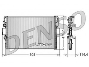 DENSO DRM12010 radiatorius, variklio aušinimas 
 Aušinimo sistema -> Radiatorius/alyvos aušintuvas -> Radiatorius/dalys
504152996