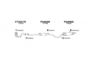 VENEPORTE 450480 išmetimo sistema 
 Išmetimo sistema -> Išmetimo sistema, visa
