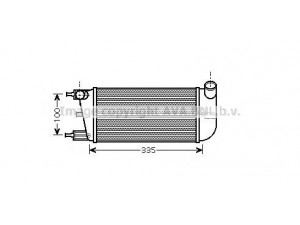 AVA QUALITY COOLING FTA4352 tarpinis suslėgto oro aušintuvas, kompresorius 
 Variklis -> Oro tiekimas -> Įkrovos agregatas (turbo/superįkrova) -> Tarpinis suslėgto oro aušintuvas
51787495