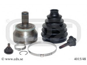 CDX 4015/48 jungčių komplektas, kardaninis velenas 
 Ratų pavara -> Sujungimai/komplektas
36000524, 36000527, 36000538, 36000540