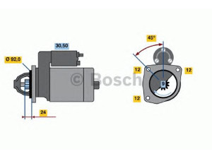 BOSCH 0 986 016 210 starteris 
 Elektros įranga -> Starterio sistema -> Starteris
BF5T1 1001 AA, ERR 5009, NAD 500210