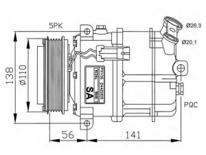 NRF 32190G kompresorius, oro kondicionierius 
 Oro kondicionavimas -> Kompresorius/dalys
24421019, 6854014, 24421019, 6854014
