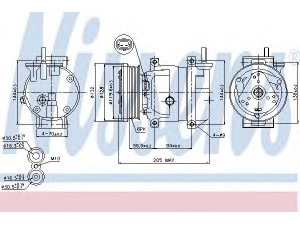 NISSENS 89221 kompresorius, oro kondicionierius 
 Oro kondicionavimas -> Kompresorius/dalys
95925480, 95954670, 95966792, 96246405