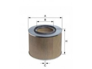 UNIFLUX FILTERS XA1826 oro filtras 
 Techninės priežiūros dalys -> Techninės priežiūros intervalai
003 094 91 04