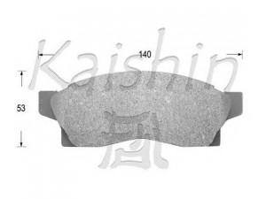 KAISHIN D2091 stabdžių trinkelių rinkinys, diskinis stabdys 
 Techninės priežiūros dalys -> Papildomas remontas
449117100, 449117110, 449117120