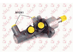 VILLAR 621.3617 pagrindinis cilindras, stabdžiai 
 Stabdžių sistema -> Pagrindinis stabdžių cilindras
558000, 9196174