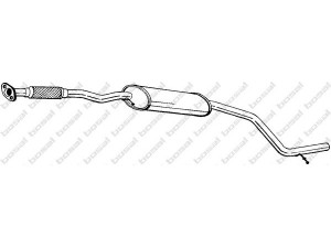 BOSAL 285-305 vidurinis duslintuvas 
 Išmetimo sistema -> Duslintuvas
1049991, 1092048, 1118683, 1465057