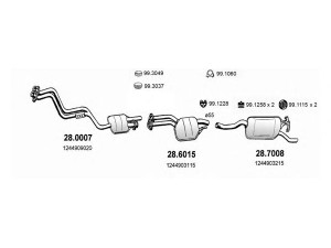 ASSO ART1401 išmetimo sistema 
 Išmetimo sistema -> Išmetimo sistema, visa