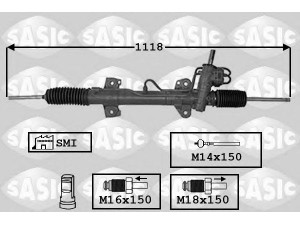 SASIC 7006168 vairo pavara 
 Vairavimas -> Vairo pavara/siurblys
7701471732