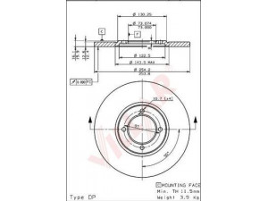 VILLAR 628.1656 stabdžių diskas 
 Dviratė transporto priemonės -> Stabdžių sistema -> Stabdžių diskai / priedai
4351214040