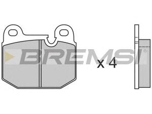 BREMSI BP2144 stabdžių trinkelių rinkinys, diskinis stabdys 
 Techninės priežiūros dalys -> Papildomas remontas
1605713, 1605714, 1605715, 33111150523