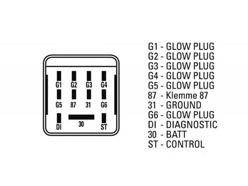 GLOW PLUG CONTROL UNIT TPDV/68-12 for AUDI A4 A5 A6 Q7 PORSCHE VW 4E0907282A