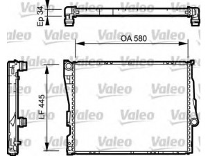 VALEO 734276 radiatorius, variklio aušinimas 
 Aušinimo sistema -> Radiatorius/alyvos aušintuvas -> Radiatorius/dalys
17 11 9 071 517, 17 11 9 071 518