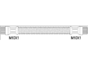 WOKING G1900.44 stabdžių žarnelė 
 Stabdžių sistema -> Stabdžių žarnelės
480667, 1472157080, 1472157080