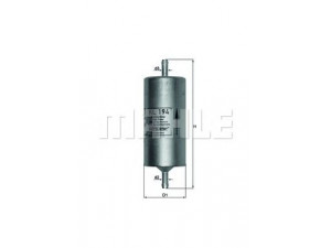 KNECHT KL 194 kuro filtras 
 Techninės priežiūros dalys -> Papildomas remontas
71736102, 7680997