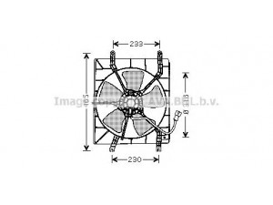 AVA QUALITY COOLING HD7515 ventiliatorius, radiatoriaus