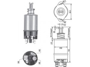 MAGNETI MARELLI 940113050293 solenoidinis jungiklis, starteris