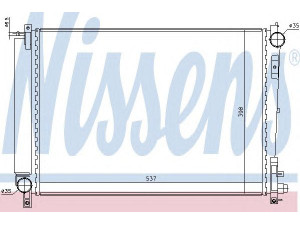 NISSENS 61006 radiatorius, variklio aušinimas 
 Aušinimo sistema -> Radiatorius/alyvos aušintuvas -> Radiatorius/dalys
5072260AA, 5072260AA, 5072260AA